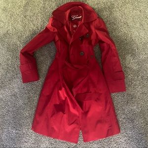 Red GUESS Winter Coat
